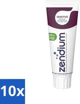 Immagine prodotto di Zendium Dentifricio Sensitive 75 ml - Confezione risparmio - 10 pezzi