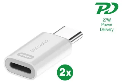 Image de 4Smarts Adaptateur Usb-C/Lightning 27W 2Szt540711