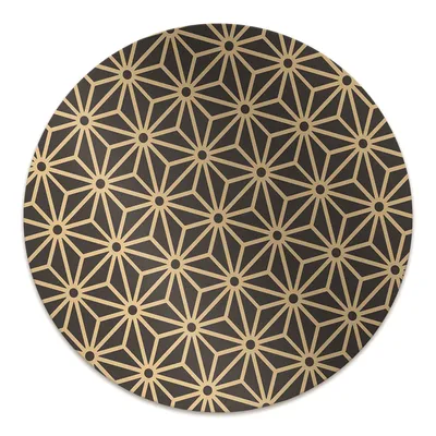 Produktbild von Rundmatte - Stuhlunterlage Bürostuhlunterlage - Rund Ø 100 cm - Bodenmatte - Fußmatte - Würfel und Punkte