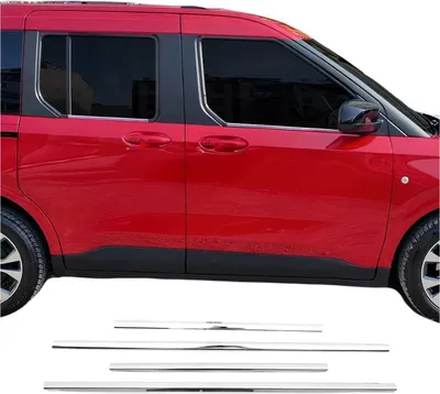 Immagine prodotto di Modanature per finestrini per Ford Tourneo Courier 2023-2025 in acciaio inox 4pcs