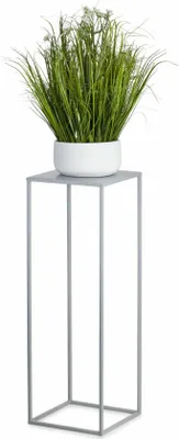 Produktbild von HowHomely | Blumenständer - 70 cm - Grau - Minimalistisches Design - Stabil und Elegant