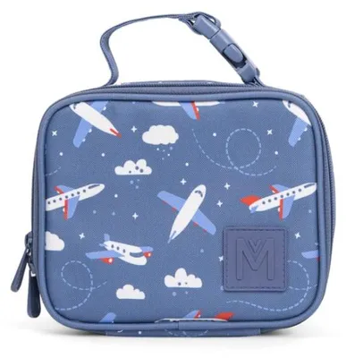 Image de Montii - Sac isotherme pour déjeuner, modèle Mini, couleur bleue - Boîte à lunch isolée pour enfants