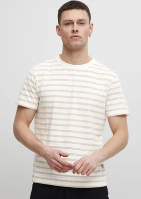 Produktbild von CASUAL FRIDAY CFThor Herren T-Shirt aus Leinenmix