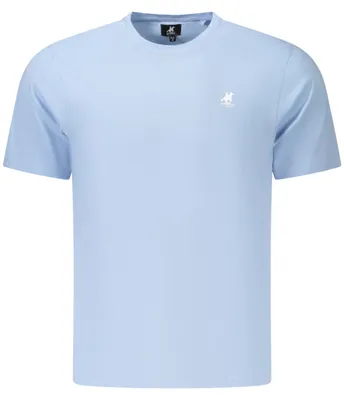 Produktbild von Blaues Herren T-Shirt: Kurzarm, Rundhals, Stylischer Print