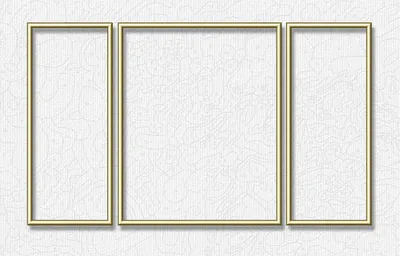 Produktbild von Noris Spiele Malen nach Zahlen - Alurahmen Tripty. Gold 50 x 80 cm; 605140707