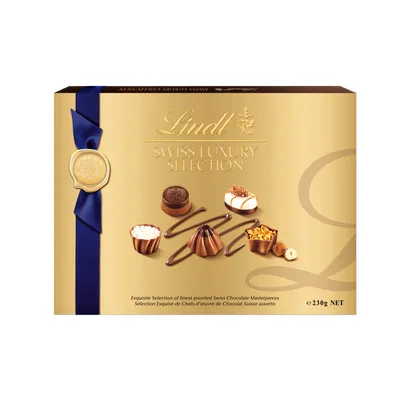 Obrázek produktu pro Švýcarská kolekce prémiových pralinek 230g