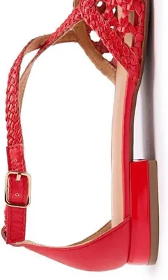 Produktbild von Gioseppo LESKOVIC Damen Rot Slides Sommer Alltag Freizeit Leder (71180-P-Red)