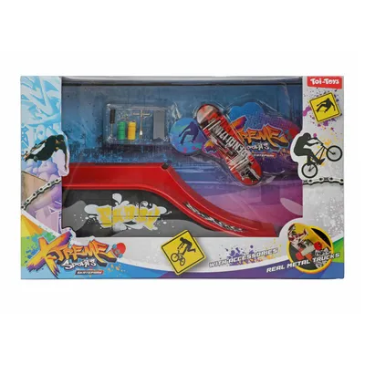 Obrázok produktu pre Toi-Toys prstový skateboard alebo bicykel so skatebaanom