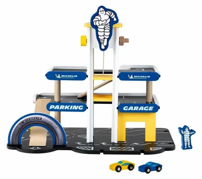 Produktbild von Theo Klein 3404 Michelin Holzgarage, großes Modell