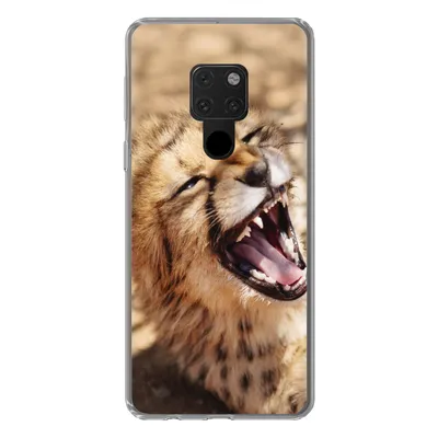 Produktbild von MuchoWow® Handyhülle Schutzhülle Hülle für Huawei P40 Lite Gepard - Tier - Nahaufnahme Silikon Softcase Handy Hülle - Handy