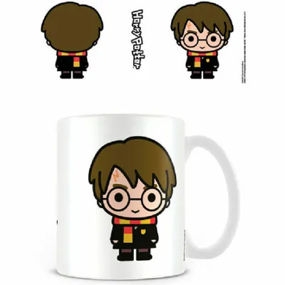 Productafbeelding van Harry Potter beker, uniseks, Harry Potter (kawaii), wit, standaard