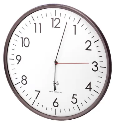 Produktbild von Analoge Funk-Wanduhr Funchal 330 mm TFA 60.3516.10, anthrazit