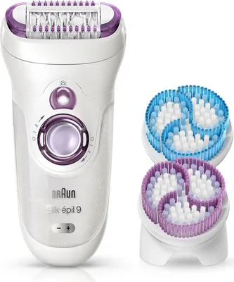 Produktbild von Braun Silk-epil 9-941v legs&body SkinSpa wet&dry 3in1 Epilierer (8 Extras)