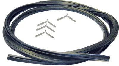 Produktbild von easyPART passend für 804184 EUROPART Türdichtung universal zuschneidbar 2,25m mit Verbindungsecken und Befestigungshaken für Backofen Herd
