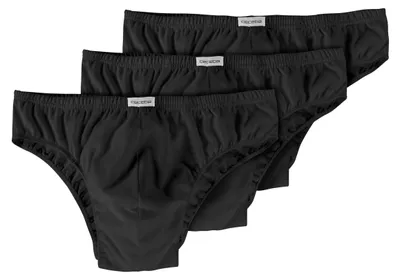 Produktbild von Ceceba 3er-Pack Slips schwarz Übergrößen