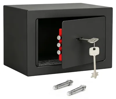 Image de Elzusha - Mini coffre-fort verrouillable pour l'argent et les bijoux