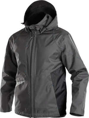 Produktbild von DASSY Regenjacke HYPER Arbeitsjacke Gr. XS anthrazit/schwarz