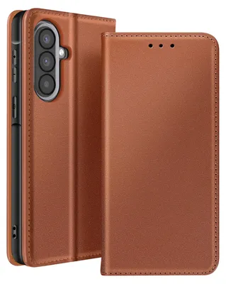 Immagine prodotto di Avizar, custodia a libro per Galaxy A57 con scomparti per carte e supporto, marrone