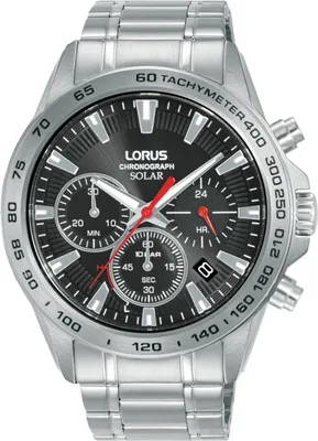 Produktbild von Lorus Herrenuhr RZ501AX9 Silber Schwarz