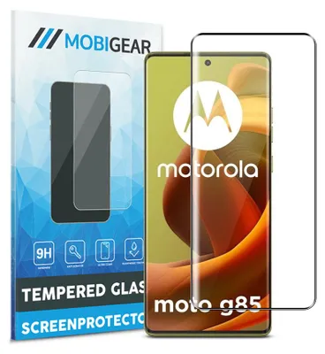Produktbild von Mobigear Premium Displayschutzfolie für Motorola Moto G85, gehärtetes Glas – kompatibel mit Hüllen