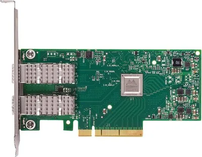 Zdjęcie produktu dla Nvidia Mellanox MCX4121A-ACUT, Wewnętrzny, Przewodowa, PCI Express, Ethernet, Zielony, Srebrny