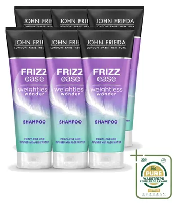 Imagen del producto de 6 champús John Frieda Frizz Ease Weightless Wonder - 250 ml - Pack de 6 unidades