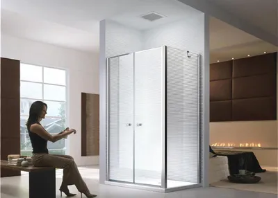 Immagine prodotto di Glaszentrum Hagen - 90x75x195cm - cabina doccia Athene - 8mm/6mm - senza piatto doccia