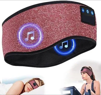 Produktbild von Schlafkopfhörer mit Bluetooth - Schlafgehörzugsband in Rosa