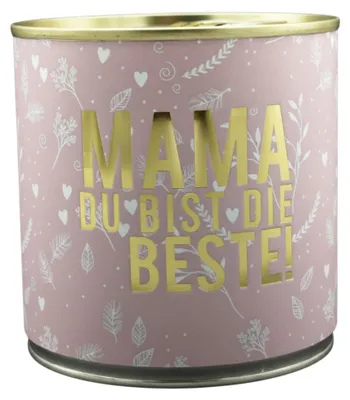 Produktbild von „Mama, du bist die Beste“ Schwarzwälder Kirschkuchen in der Dose – Liebevolle Geschenkidee für Mama