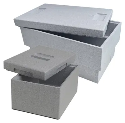 Produktbild von Climapor 2er Set Styropor Thermobox 32 L und 9,2 L - 2 Boxen