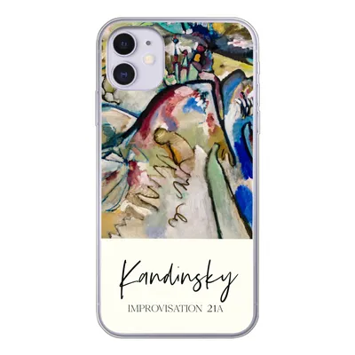 Produktbild von MuchoWow® Handyhülle Schutzhülle Hülle für iPhone 11 Improvisation 21A - Kandinsky - Alte Meister Silikon Softcase Handy Hülle - Handytasche