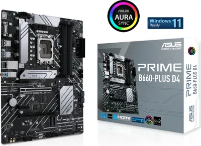 Obrázok produktu pre ASUS PRIME B660-PLUS D4 Intel B660 LGA 1700 ATX