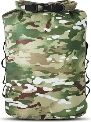 Image de Sac étanche à sec, sac léger de plein air avec bretelles pour le bateau, le kayak, la randonnée, le camping, le rafting, la pêche