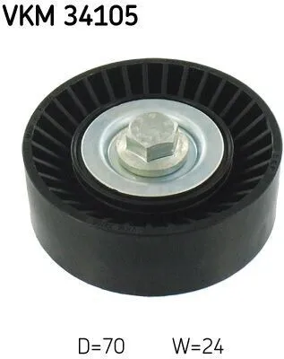 Produktbild von SKF VKM 34105 Umlenkrolle Keilrippenriemen für FORD FOCUS (DAW, DBW) FOCUS Kombi (DNW) MAVERICK FOCUS Stufenheck (DFW) Focus Mk1 Kasten / Kombi (DNW)