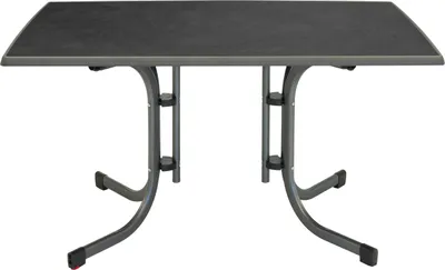 Produktbild von MFG Klapptisch aus Stahl, 132 x 72 x 90 cm, anthrazit/schiefer, witterungsbeständig, platzsparend