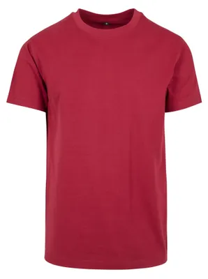 Immagine prodotto di Build Your Brand - T-shirt girocollo da uomo/donna unisex LT1926 (5XL) (rosso bordeaux)