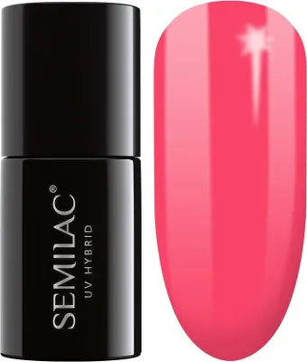 Produktbild von SEMILAC Hybrid-Nagellack 043 Electric Pink - 7 ml