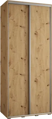 Produktbild von MEBLE KRYSPOL Davos 1 Schrank, zwei Türen - 235,2x100x60 cm - Artisan  Artisan Silber