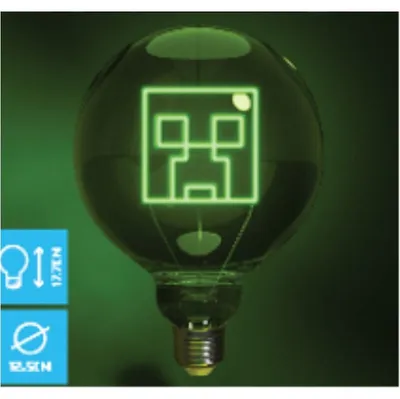 Obrázok produktu pre LED neonová žiarovka s motívom Creepera z hry Minecraft