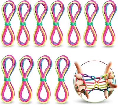 Obrázok produktu pre Paracord sada 12 ks, dúhová nylonová šnúra, silná a odolná, pre DIY náramky
