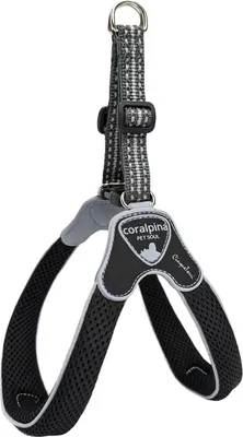 Produktbild von Hundehalsband klein bis mittelgroß weich atmungsaktiv schwarz Größe 8