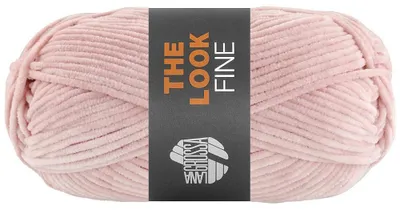 Produktbild von Lana Grossa THE LOOK FINE 50 g feines und samtig weiches Chenillegarn 100 m Farbe 112 - Puderrosa