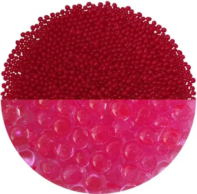 Produktbild von trendfinding 100 g Hydroperlen Deko Granulat, Korngröße 3,5-4 mm, Rosé-Rot