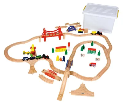 Image de Educo Circuit de train ? 116 éléments