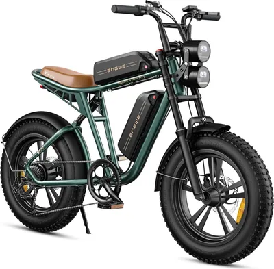 Produktbild von ENGWE M20 Schnee E-Bike Herren Elektrofahrräder-Ebike mit Batterien 48V 26Ah, E-Bike 20 Zoll, Ebike Herren bis zu 150km/75km, Elektrofahrrad 7-Gang