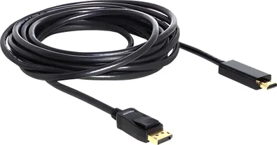 Immagine prodotto di DELOCK Cavo Displayport DP -> HDMI St/St 5,00m nero