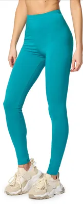 Image de Merry Style Femme Leggings longs en coton MS10-198 (Turquoise foncé, XXL)