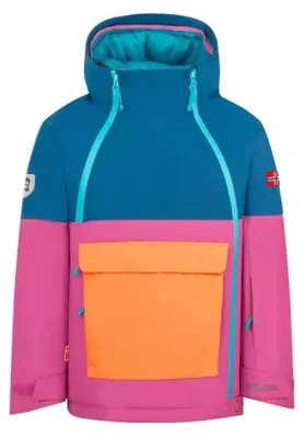 Produktbild von Trollkids Eikedalen Jacke Blau,Rosa 116 cm Kinder Blau,Rosa 116 cm