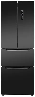 Image de Réfrigérateur combiné - 320 L - Noir - Compartiment congélateur