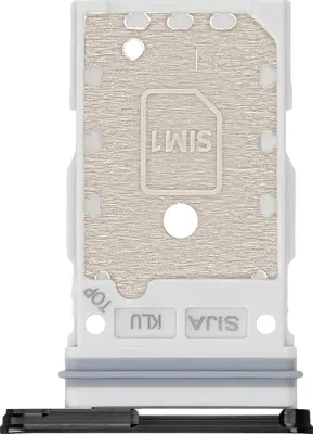 Produktbild von Samsung, Original SIM-Tray Galaxy S22 / S22 Plus Dual Nano SIM, Schwarz